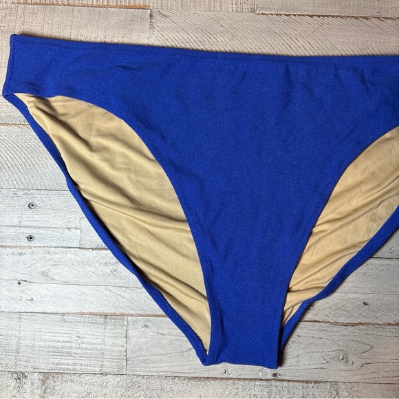 Old Navy Blue Size 4xl Classic Terry fabric Bikini Swim Bottom - Picture 4 of 15